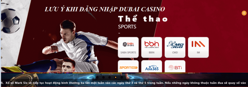 Cần lưu ý điều gì khi đăng nhập Dubai Casino?