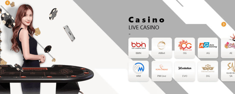 Sảnh casino Dubai trực tuyến